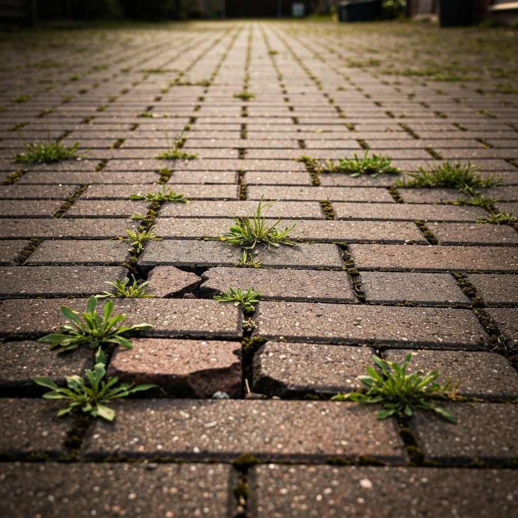 Before - Brick Driveway