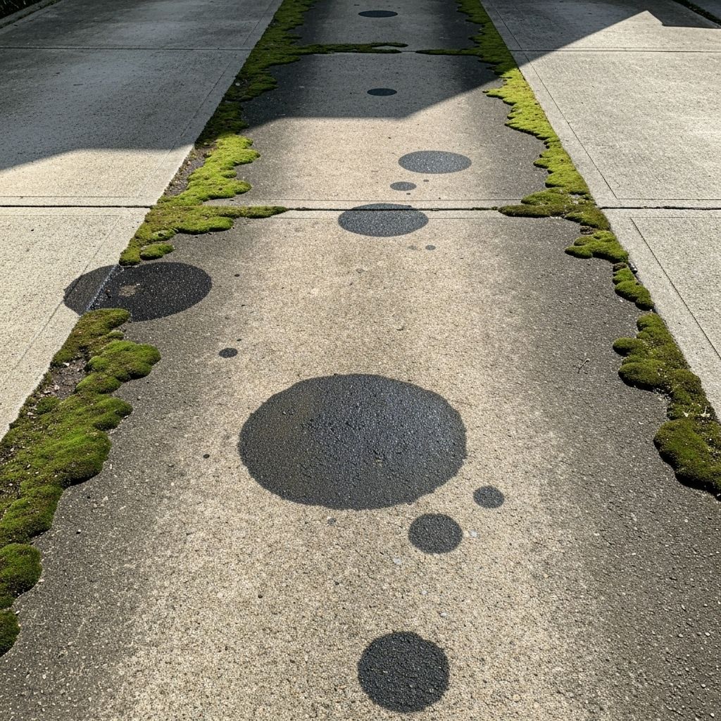 Before - Concrete Driveway