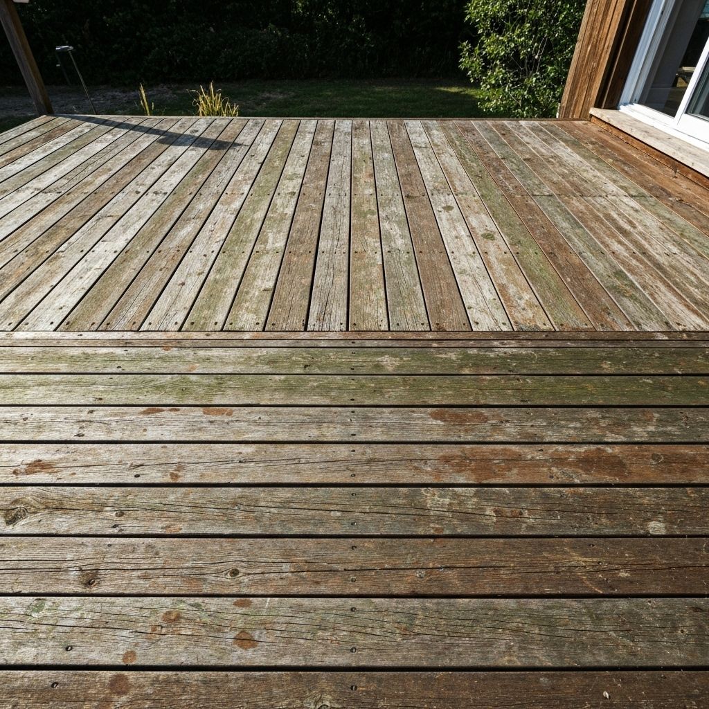 Before - Wood Deck