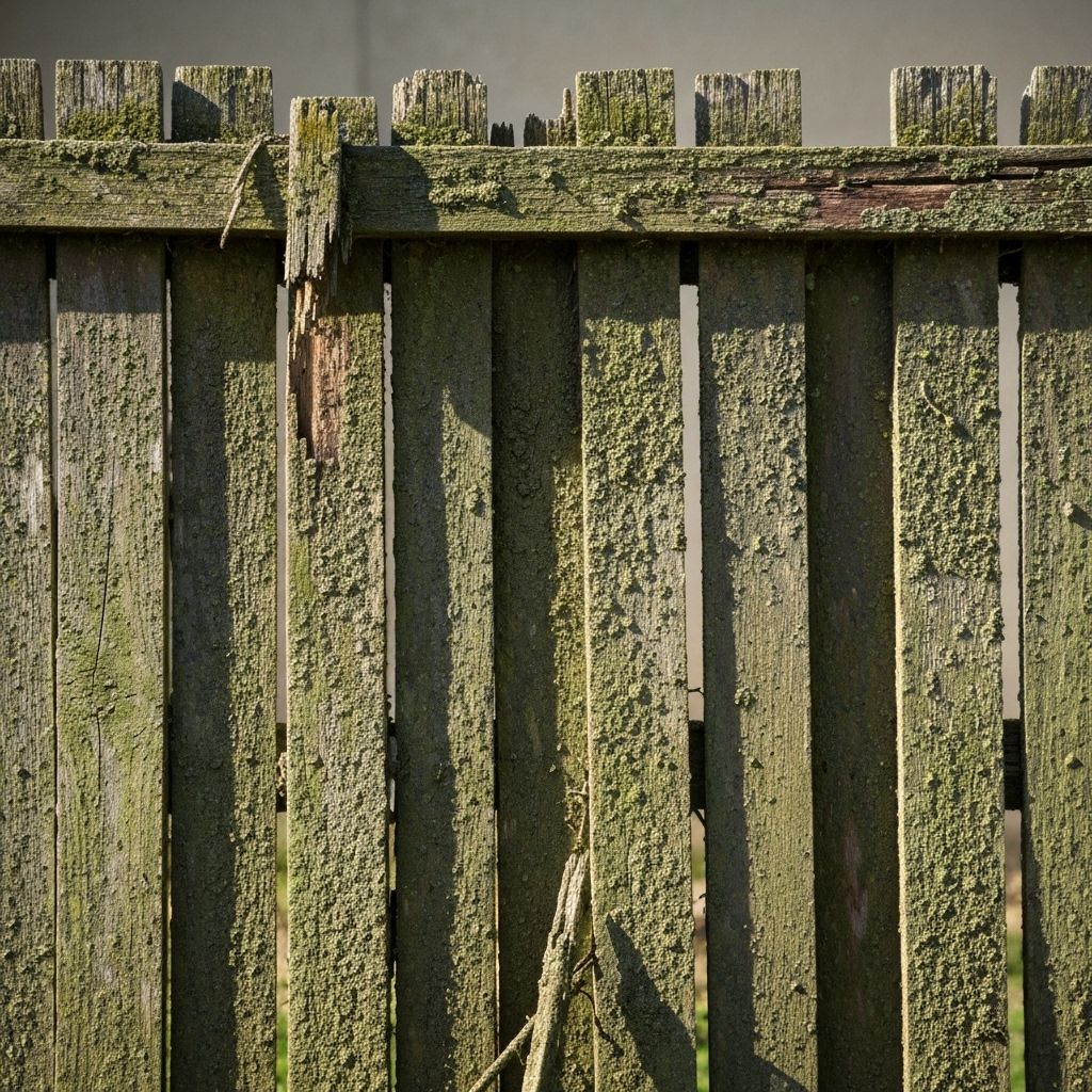 Before - Wood Fence